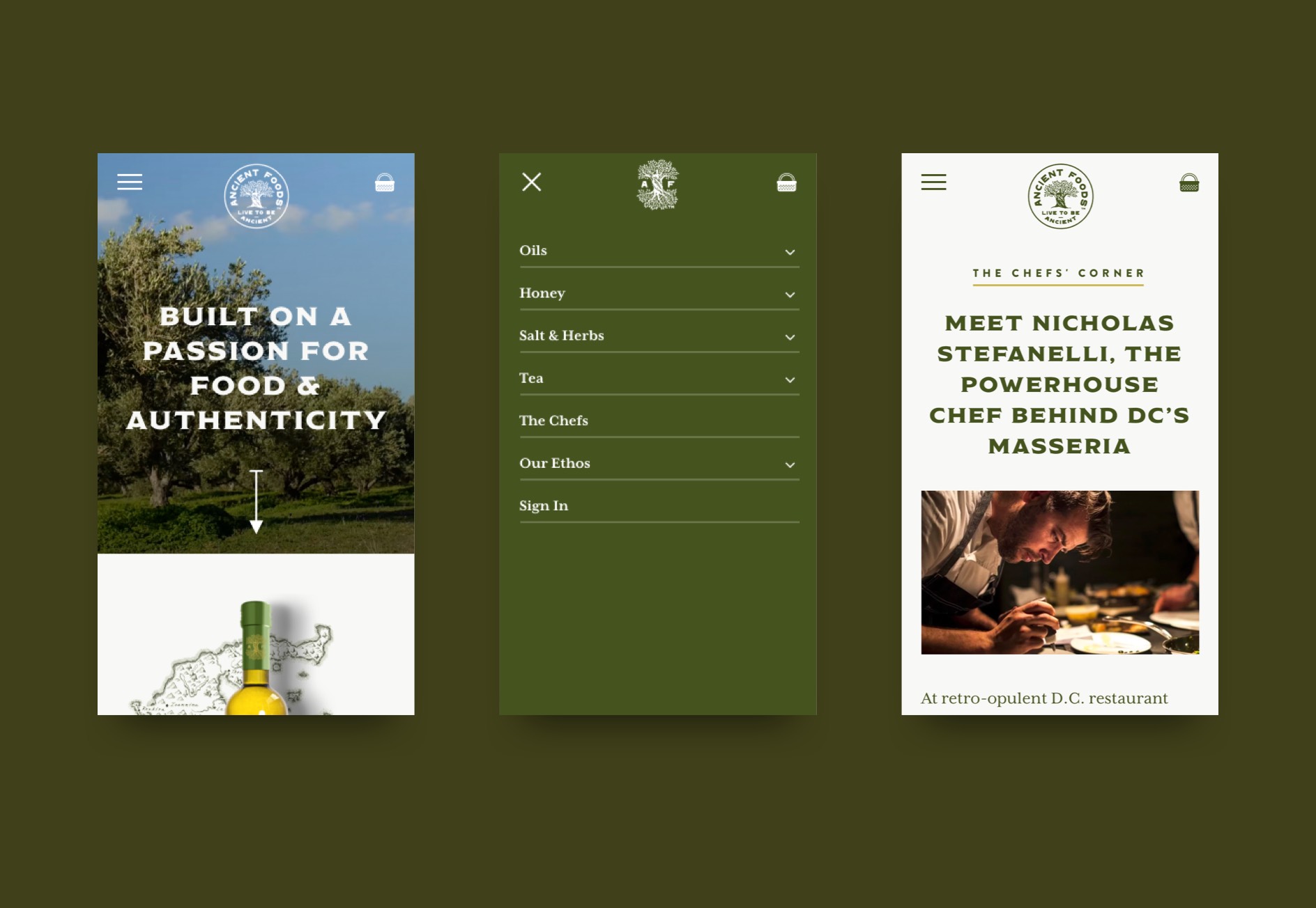Mobile Design for Ancient Foods