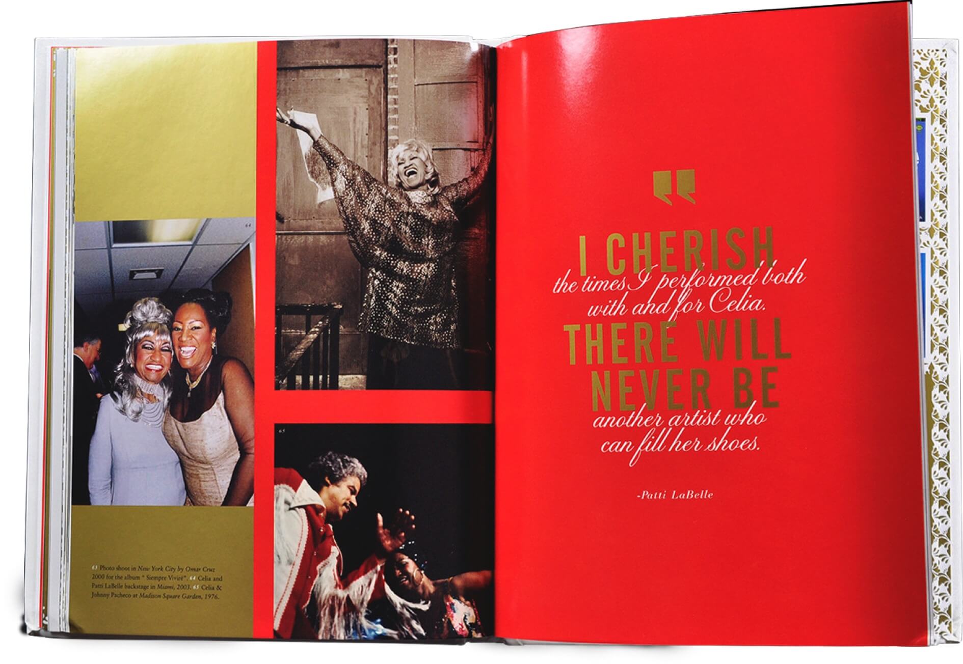 Book Design for Celia Cruz