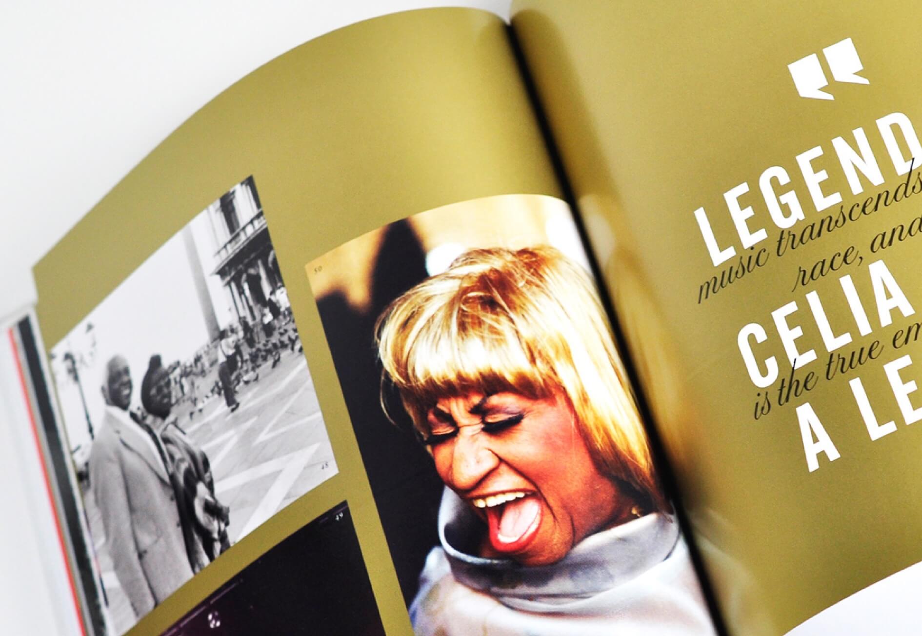 Book Design for Celia Cruz